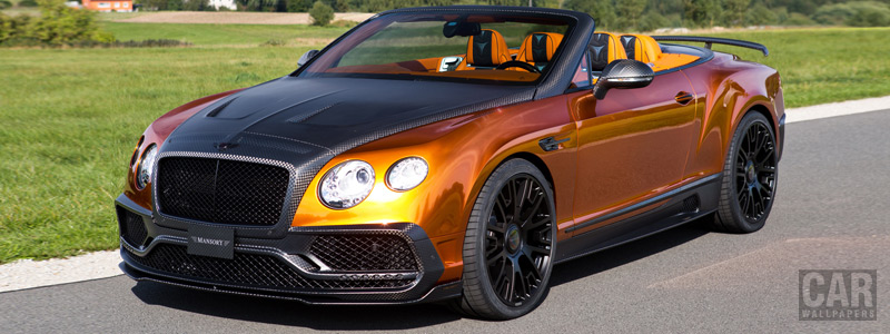    Mansory Bentley Continental GTC - 2015 - Car wallpapers